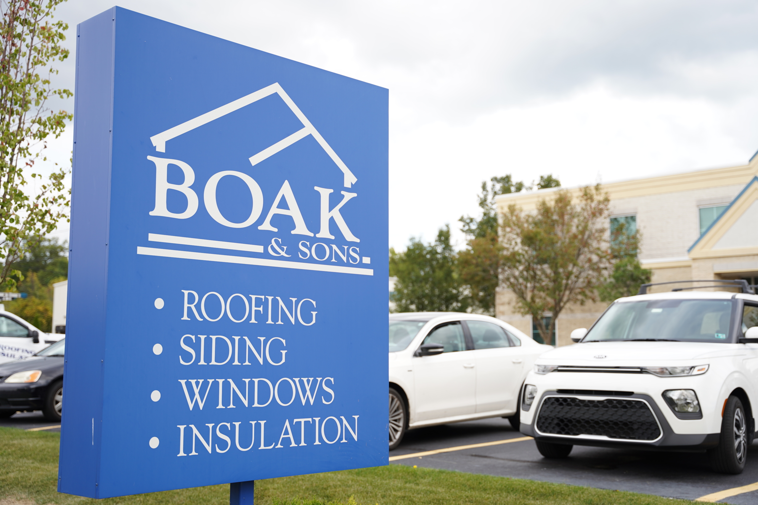Exterior of Boak & Sons Contractors.