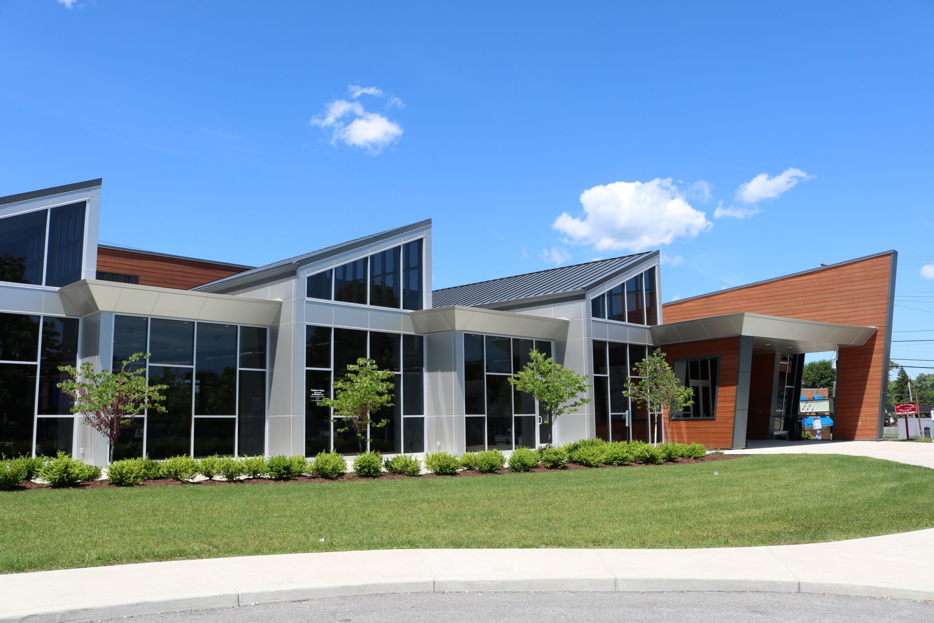 public project constructed by members of the builders association- youngstown public library